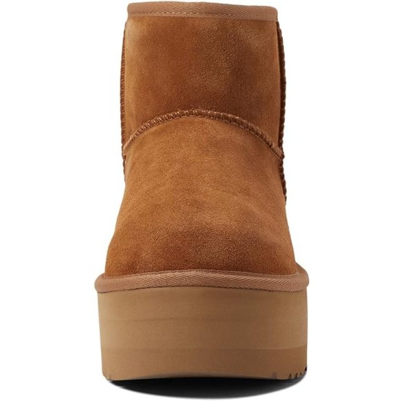 UGG $170 Classic Mini Platform Chestnut Sz 11 NIB! - Picture 4 of 6